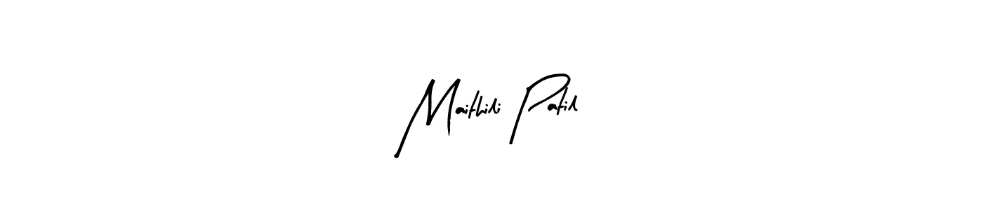 You can use this online signature creator to create a handwritten signature for the name Maithili Patil. This is the best online autograph maker. Maithili Patil signature style 8 images and pictures png