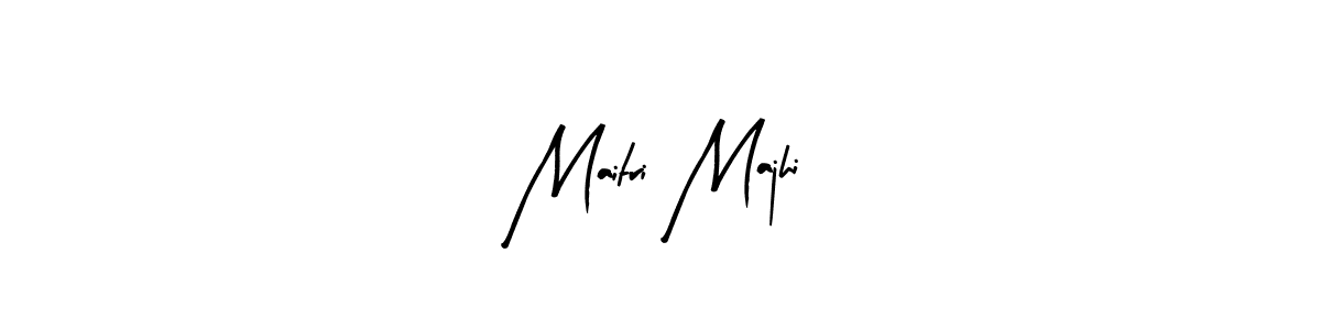 Make a beautiful signature design for name Maitri Majhi. With this signature (Arty Signature) style, you can create a handwritten signature for free. Maitri Majhi signature style 8 images and pictures png