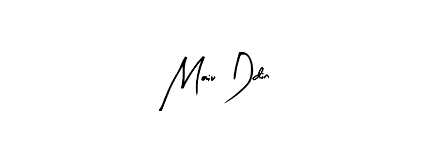 Also we have Maiu Ddin name is the best signature style. Create professional handwritten signature collection using Arty Signature autograph style. Maiu Ddin signature style 8 images and pictures png