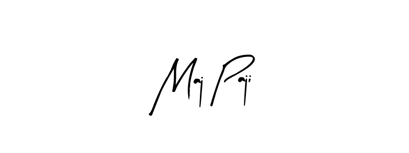 Make a short Maj Paji signature style. Manage your documents anywhere anytime using Arty Signature. Create and add eSignatures, submit forms, share and send files easily. Maj Paji signature style 8 images and pictures png