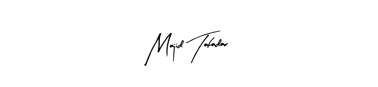 This is the best signature style for the Majid Tafadar name. Also you like these signature font (Arty Signature). Mix name signature. Majid Tafadar signature style 8 images and pictures png