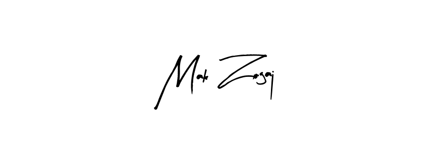 The best way (Arty Signature) to make a short signature is to pick only two or three words in your name. The name Mak Zogaj include a total of six letters. For converting this name. Mak Zogaj signature style 8 images and pictures png