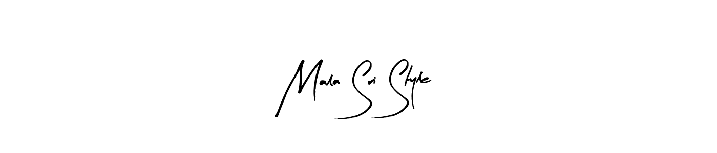 How to make Mala Sri Style name signature. Use Arty Signature style for creating short signs online. This is the latest handwritten sign. Mala Sri Style signature style 8 images and pictures png