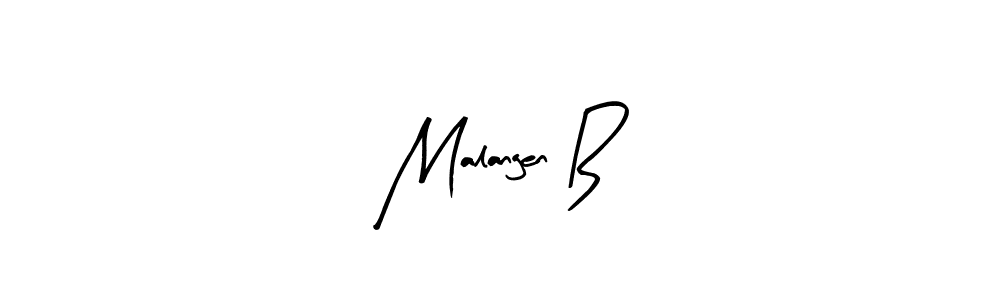 Make a beautiful signature design for name Malangen B. Use this online signature maker to create a handwritten signature for free. Malangen B signature style 8 images and pictures png