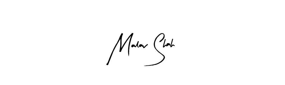 Use a signature maker to create a handwritten signature online. With this signature software, you can design (Arty Signature) your own signature for name Malav Shah. Malav Shah signature style 8 images and pictures png