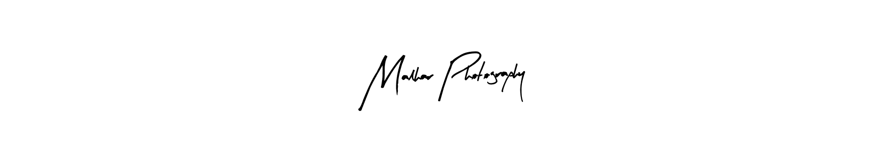 Design your own signature with our free online signature maker. With this signature software, you can create a handwritten (Arty Signature) signature for name Malhar Photography. Malhar Photography signature style 8 images and pictures png
