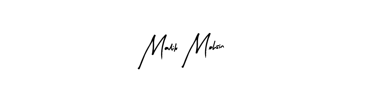 Similarly Arty Signature is the best handwritten signature design. Signature creator online .You can use it as an online autograph creator for name Malik Mohsin. Malik Mohsin signature style 8 images and pictures png