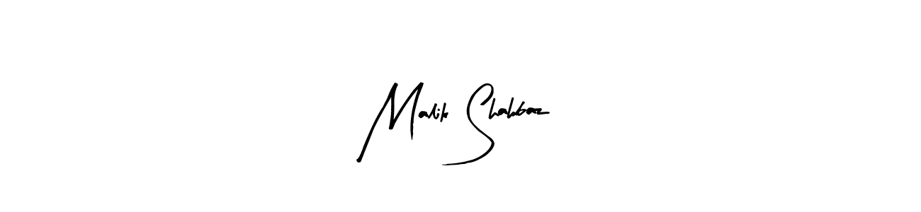 Create a beautiful signature design for name Malik Shahbaz. With this signature (Arty Signature) fonts, you can make a handwritten signature for free. Malik Shahbaz signature style 8 images and pictures png