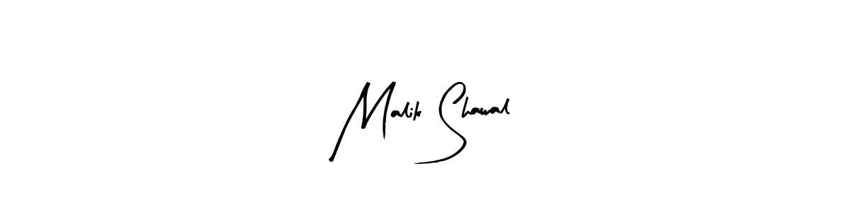 Make a beautiful signature design for name Malik Shawal. With this signature (Arty Signature) style, you can create a handwritten signature for free. Malik Shawal signature style 8 images and pictures png