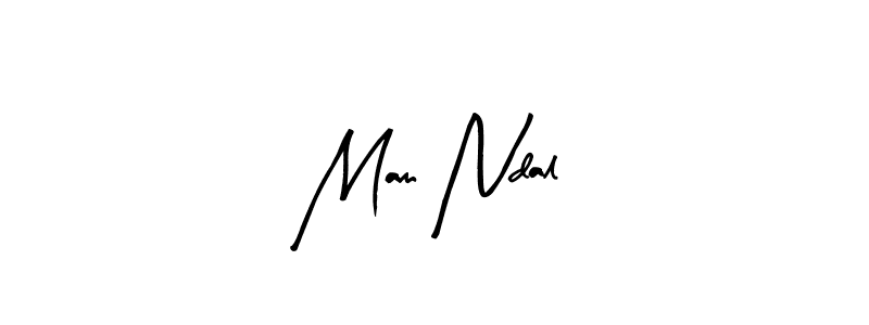 How to make Mam Ndal name signature. Use Arty Signature style for creating short signs online. This is the latest handwritten sign. Mam Ndal signature style 8 images and pictures png