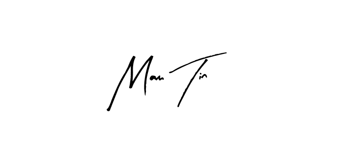 Design your own signature with our free online signature maker. With this signature software, you can create a handwritten (Arty Signature) signature for name Mam Tin. Mam Tin signature style 8 images and pictures png