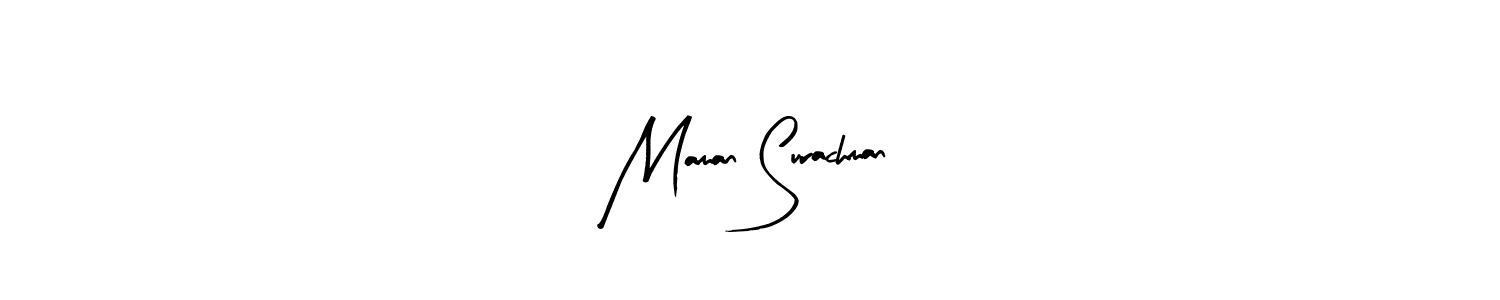 Also You can easily find your signature by using the search form. We will create Maman Surachman name handwritten signature images for you free of cost using Arty Signature sign style. Maman Surachman signature style 8 images and pictures png