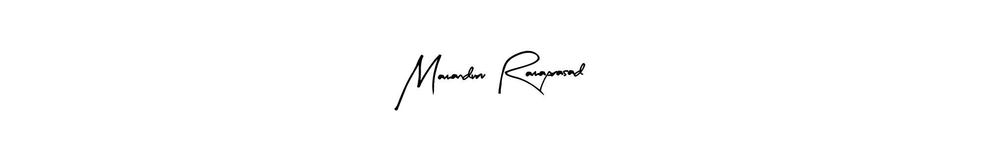 Make a beautiful signature design for name Mamanduru Ramaprasad. With this signature (Arty Signature) style, you can create a handwritten signature for free. Mamanduru Ramaprasad signature style 8 images and pictures png
