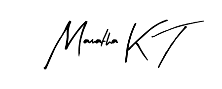 Give your name Mamatha K T an exquisite flair with the Arty Signature script font. Ideal for contracts, resumes, and formal letterheads. Mamatha K T signature style 8 images and pictures png