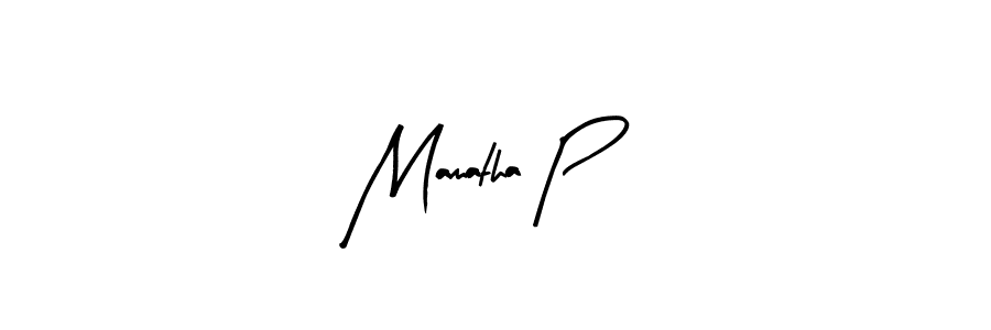 How to make Mamatha P signature? Arty Signature is a professional autograph style. Create handwritten signature for Mamatha P name. Mamatha P signature style 8 images and pictures png
