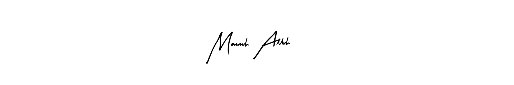 How to make Mammuh Alluh❤️ signature? Arty Signature is a professional autograph style. Create handwritten signature for Mammuh Alluh❤️ name. Mammuh Alluh❤️ signature style 8 images and pictures png