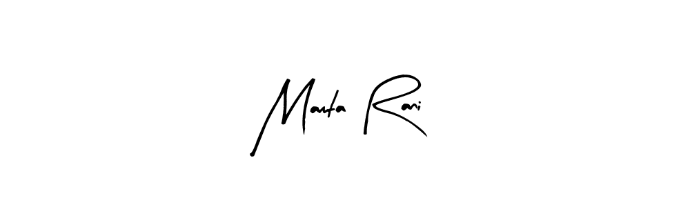 Make a beautiful signature design for name Mamta Rani. With this signature (Arty Signature) style, you can create a handwritten signature for free. Mamta Rani signature style 8 images and pictures png