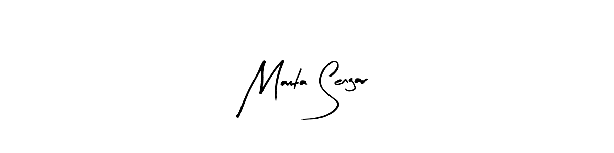 Create a beautiful signature design for name Mamta Sengar. With this signature (Arty Signature) fonts, you can make a handwritten signature for free. Mamta Sengar signature style 8 images and pictures png