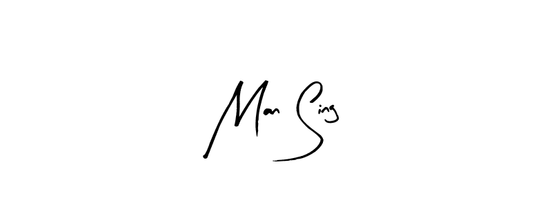 You should practise on your own different ways (Arty Signature) to write your name (Man Sing) in signature. don't let someone else do it for you. Man Sing signature style 8 images and pictures png