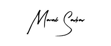 Style your name Manab Sarkar with confidence using Arty Signature signature design. Simple, elegant, and ready for immediate document use. Manab Sarkar signature style 8 images and pictures png
