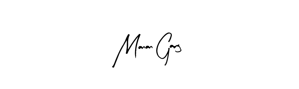 You should practise on your own different ways (Arty Signature) to write your name (Manan Garg) in signature. don't let someone else do it for you. Manan Garg signature style 8 images and pictures png