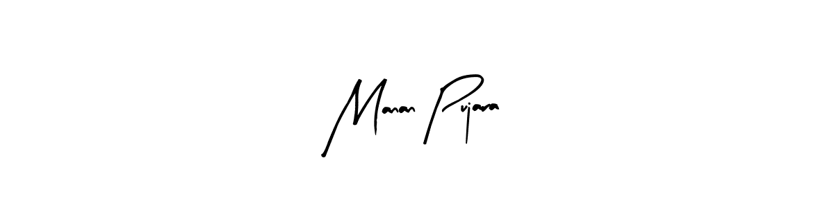 Design your own signature with our free online signature maker. With this signature software, you can create a handwritten (Arty Signature) signature for name Manan Pujara. Manan Pujara signature style 8 images and pictures png