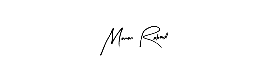 Here are the top 10 professional signature styles for the name Manan Rokad. These are the best autograph styles you can use for your name. Manan Rokad signature style 8 images and pictures png