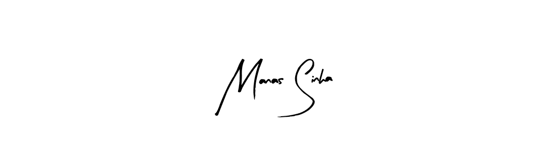 Arty Signature is a professional signature style that is perfect for those who want to add a touch of class to their signature. It is also a great choice for those who want to make their signature more unique. Get Manas Sinha name to fancy signature for free. Manas Sinha signature style 8 images and pictures png