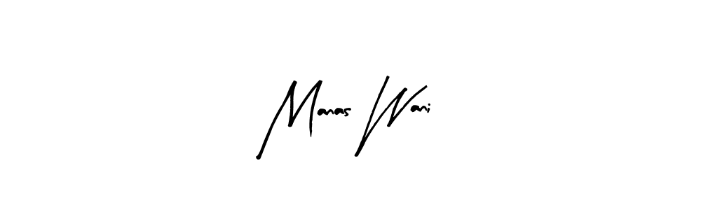 Similarly Arty Signature is the best handwritten signature design. Signature creator online .You can use it as an online autograph creator for name Manas Wani. Manas Wani signature style 8 images and pictures png