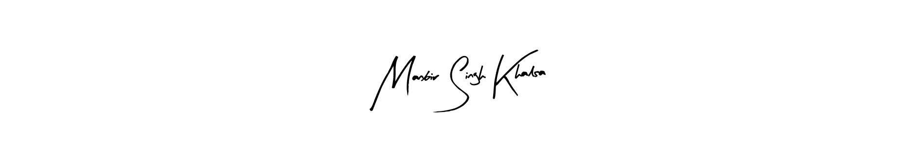 How to make Manbir Singh Khalsa name signature. Use Arty Signature style for creating short signs online. This is the latest handwritten sign. Manbir Singh Khalsa signature style 8 images and pictures png