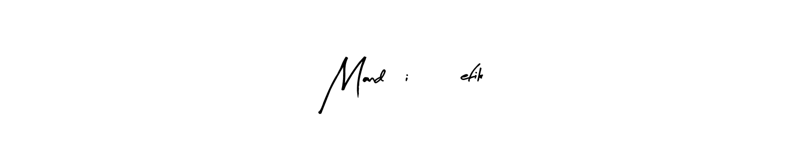 Make a beautiful signature design for name Mandžić Šefik. With this signature (Arty Signature) style, you can create a handwritten signature for free. Mandžić Šefik signature style 8 images and pictures png