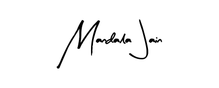 Make a beautiful signature design for name Mandala Jain. Use this online signature maker to create a handwritten signature for free. Mandala Jain signature style 8 images and pictures png