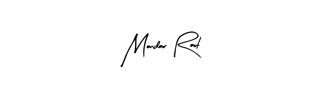 Mandar Raut stylish signature style. Best Handwritten Sign (Arty Signature) for my name. Handwritten Signature Collection Ideas for my name Mandar Raut. Mandar Raut signature style 8 images and pictures png