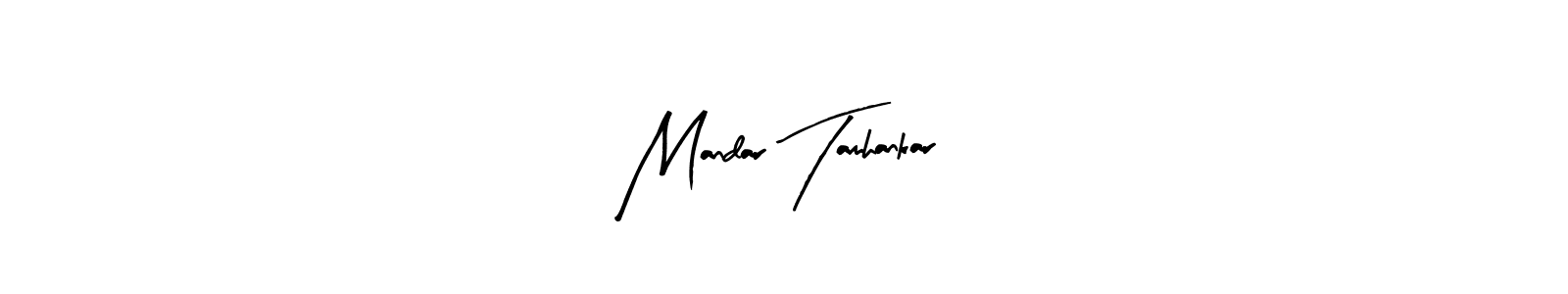 Design your own signature with our free online signature maker. With this signature software, you can create a handwritten (Arty Signature) signature for name Mandar Tamhankar. Mandar Tamhankar signature style 8 images and pictures png