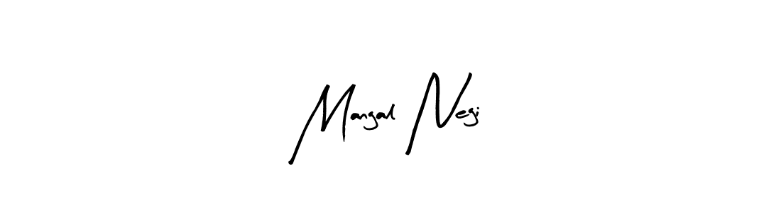 Similarly Arty Signature is the best handwritten signature design. Signature creator online .You can use it as an online autograph creator for name Mangal Negi. Mangal Negi signature style 8 images and pictures png