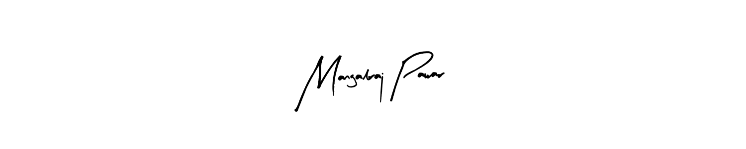 The best way (Arty Signature) to make a short signature is to pick only two or three words in your name. The name Mangalraj Pawar include a total of six letters. For converting this name. Mangalraj Pawar signature style 8 images and pictures png