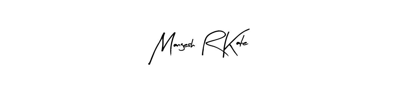 Use a signature maker to create a handwritten signature online. With this signature software, you can design (Arty Signature) your own signature for name Mangesh R Kate. Mangesh R Kate signature style 8 images and pictures png