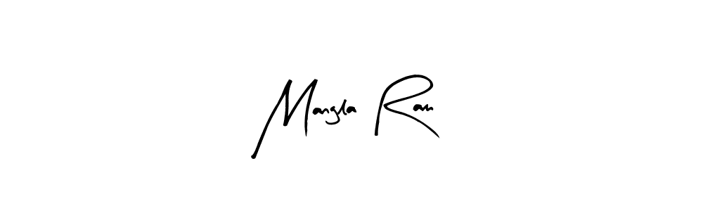 Create a beautiful signature design for name Mangla Ram. With this signature (Arty Signature) fonts, you can make a handwritten signature for free. Mangla Ram signature style 8 images and pictures png