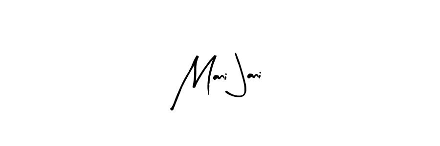 The best way (Arty Signature) to make a short signature is to pick only two or three words in your name. The name Mani Jani include a total of six letters. For converting this name. Mani Jani signature style 8 images and pictures png
