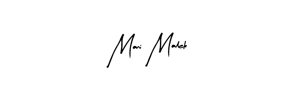 The best way (Arty Signature) to make a short signature is to pick only two or three words in your name. The name Mani Malek include a total of six letters. For converting this name. Mani Malek signature style 8 images and pictures png
