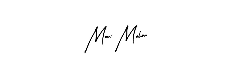 You can use this online signature creator to create a handwritten signature for the name Mani Mohan. This is the best online autograph maker. Mani Mohan signature style 8 images and pictures png