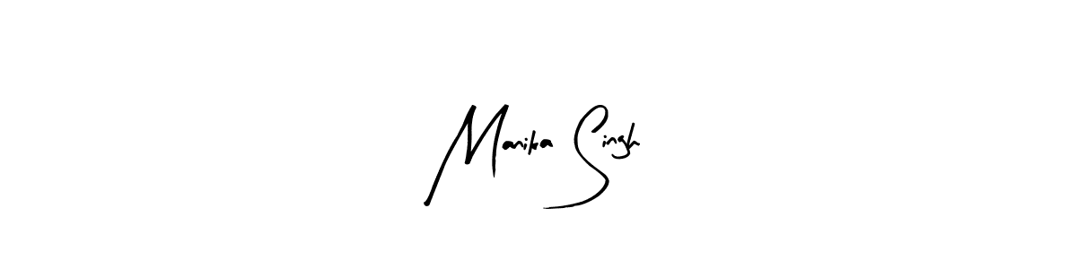 The best way (Arty Signature) to make a short signature is to pick only two or three words in your name. The name Manika Singh include a total of six letters. For converting this name. Manika Singh signature style 8 images and pictures png