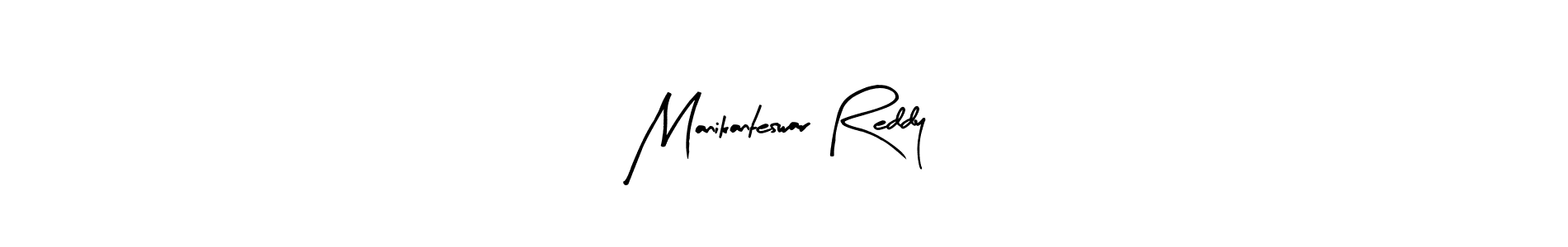Arty Signature is a professional signature style that is perfect for those who want to add a touch of class to their signature. It is also a great choice for those who want to make their signature more unique. Get Manikanteswar Reddy name to fancy signature for free. Manikanteswar Reddy signature style 8 images and pictures png