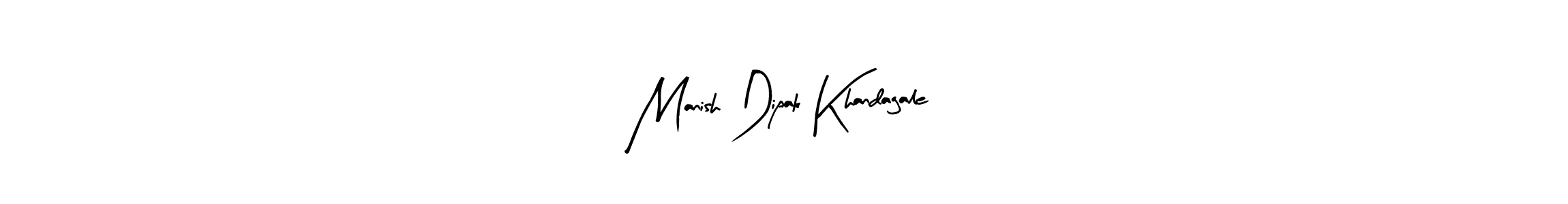 Here are the top 10 professional signature styles for the name Manish Dipak Khandagale. These are the best autograph styles you can use for your name. Manish Dipak Khandagale signature style 8 images and pictures png