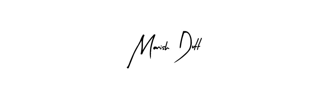 Make a beautiful signature design for name Manish Dutt. Use this online signature maker to create a handwritten signature for free. Manish Dutt signature style 8 images and pictures png