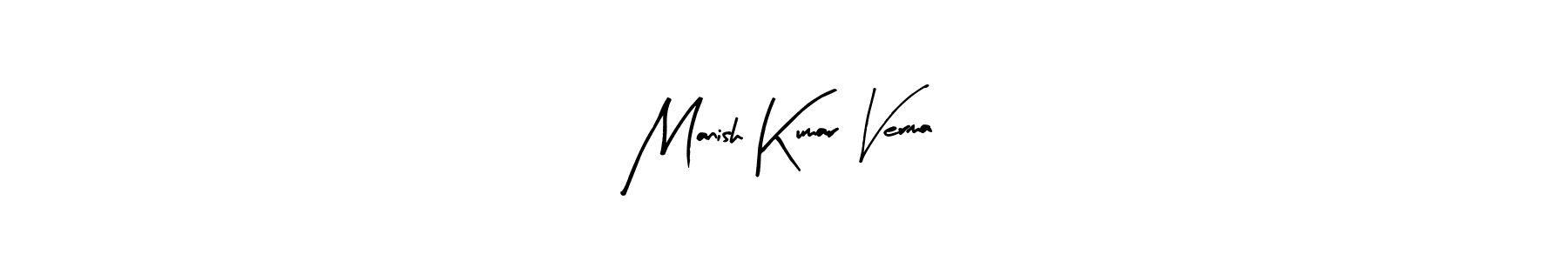 Also You can easily find your signature by using the search form. We will create Manish Kumar Verma name handwritten signature images for you free of cost using Arty Signature sign style. Manish Kumar Verma signature style 8 images and pictures png