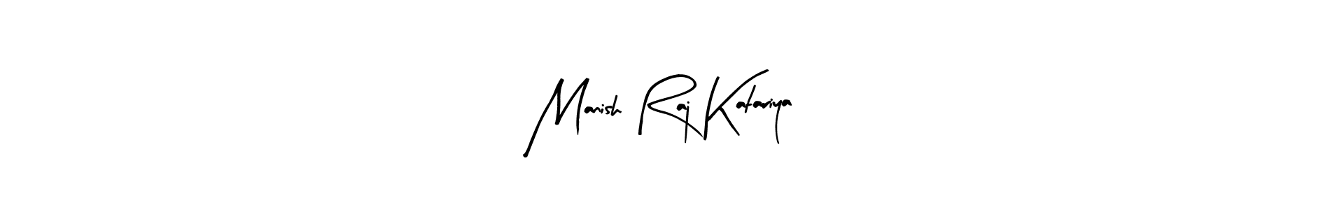 Use a signature maker to create a handwritten signature online. With this signature software, you can design (Arty Signature) your own signature for name Manish Raj Katariya. Manish Raj Katariya signature style 8 images and pictures png