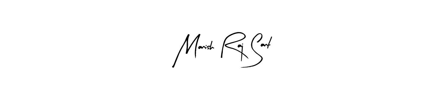 Make a beautiful signature design for name Manish Raj Sant. Use this online signature maker to create a handwritten signature for free. Manish Raj Sant signature style 8 images and pictures png