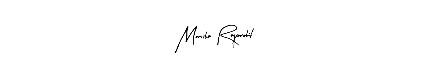 The best way (Arty Signature) to make a short signature is to pick only two or three words in your name. The name Manisha Rajpurohit include a total of six letters. For converting this name. Manisha Rajpurohit signature style 8 images and pictures png