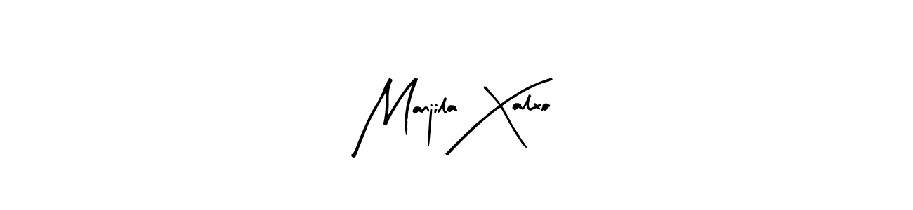 Make a short Manjila Xalxo signature style. Manage your documents anywhere anytime using Arty Signature. Create and add eSignatures, submit forms, share and send files easily. Manjila Xalxo signature style 8 images and pictures png